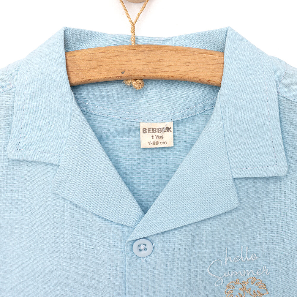 Basic Gömlek-Şort Takım Erkek Bebek