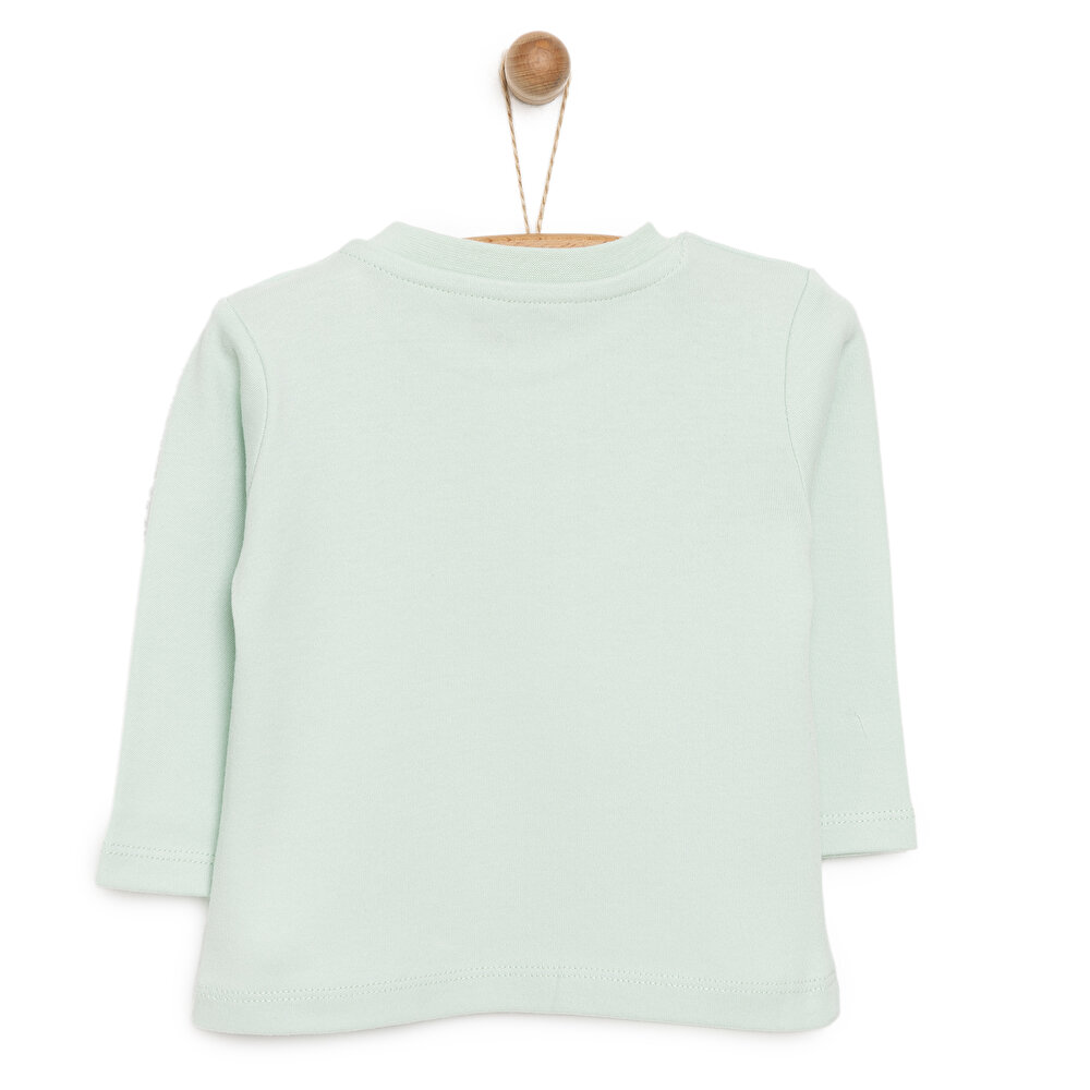 Basic Balıkçı İnterlok Sweatshirt Kız Bebek