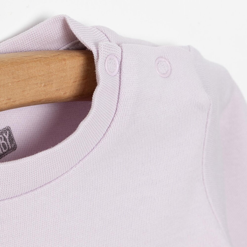 Basic İnterlok Uzun kol Tshirt Kız Bebek