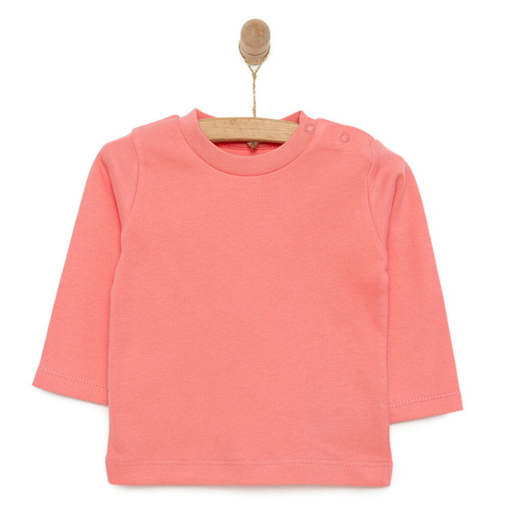Basic İnterlok  Uzun kol Tshirt Kız Bebek