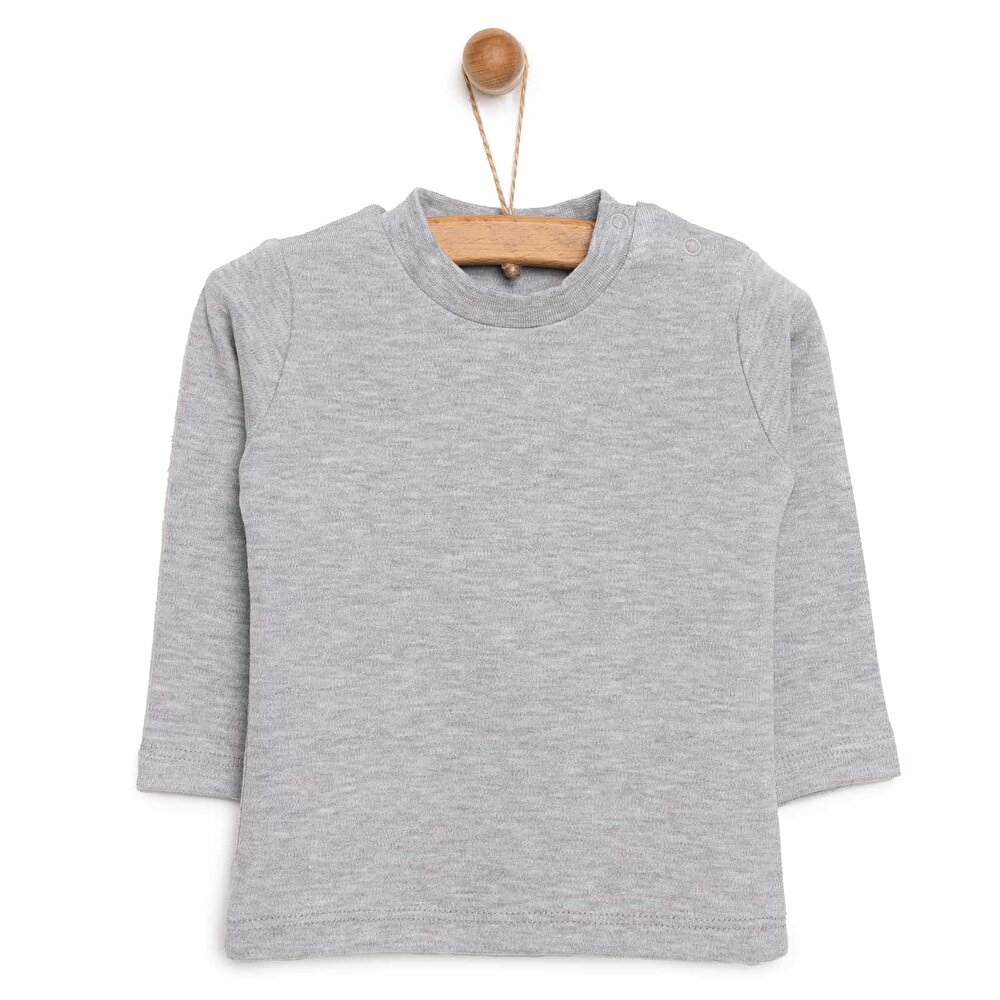 Basic İnterlok Uzun kol Tshirt Unisex