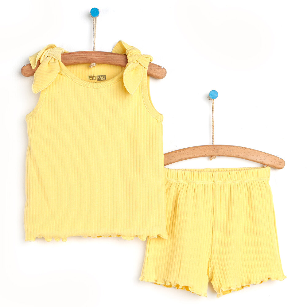 Basic Kaşkorse Atlet-Bermuda Şort Kız Bebek