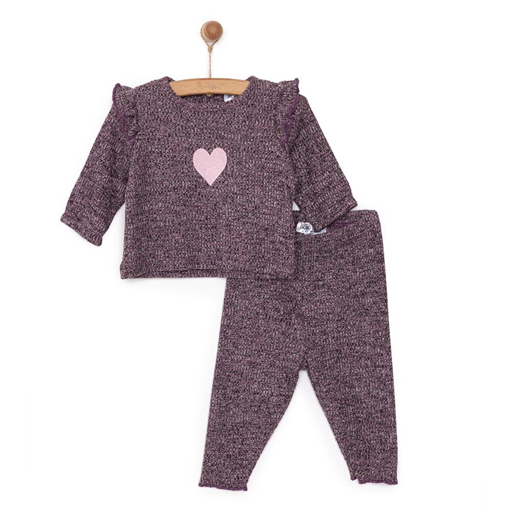 Basic Kaşkorse Bluz-Tayt  Takım Kız Bebek