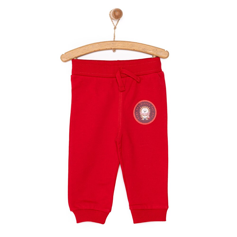 Basic Kirpi Desenli Az Şardonlu Eşofman Alt Unisex