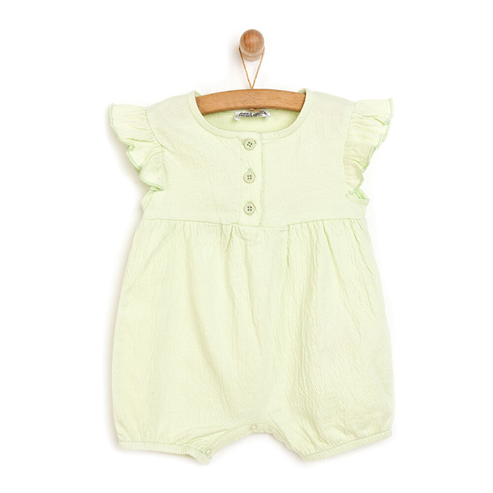 Basic Kısa Tulum Kız Bebek
