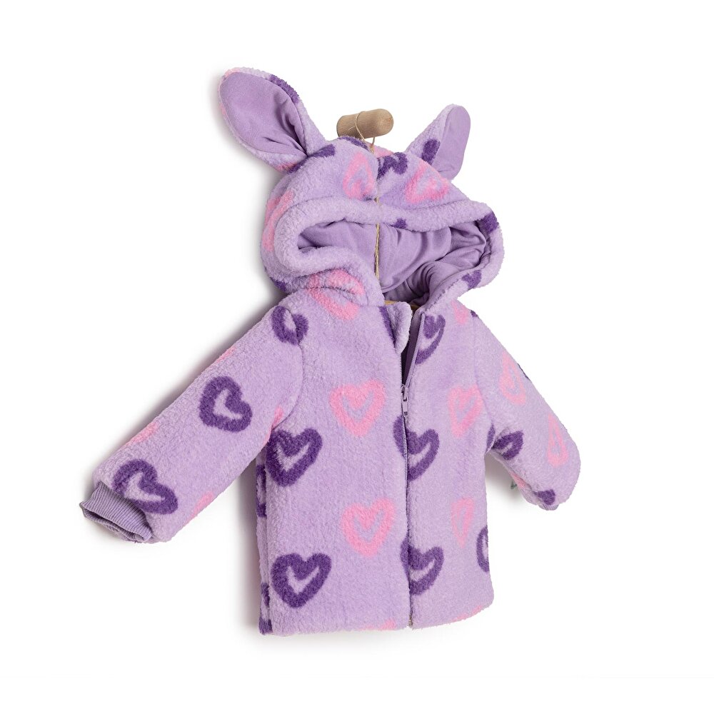 Basic Kız 3D Kulaklı Welsoft Mont Kız Bebek