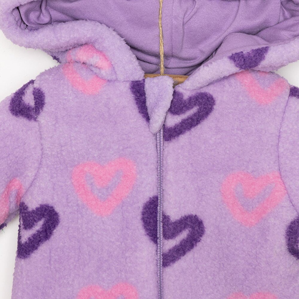 Basic Kız 3D Kulaklı Welsoft Mont Kız Bebek