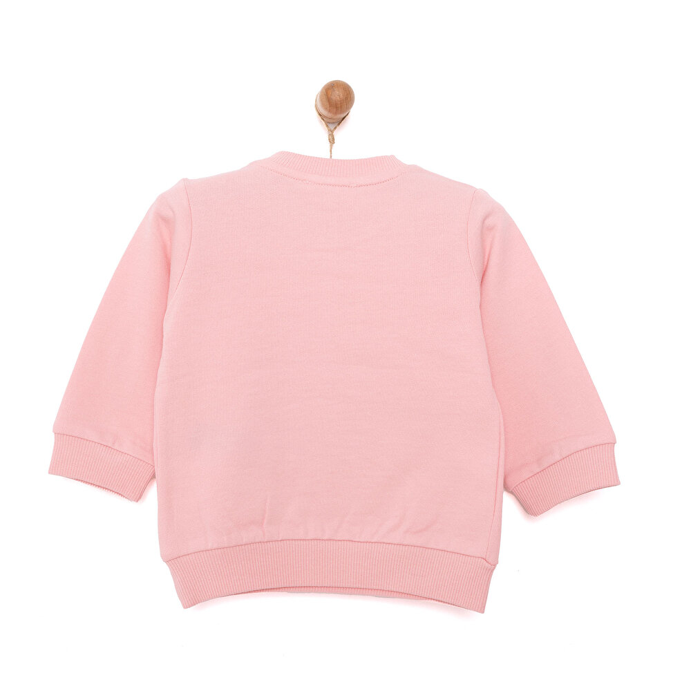 Basic Kız Az Şardonlu Sweatshirt Kız Bebek