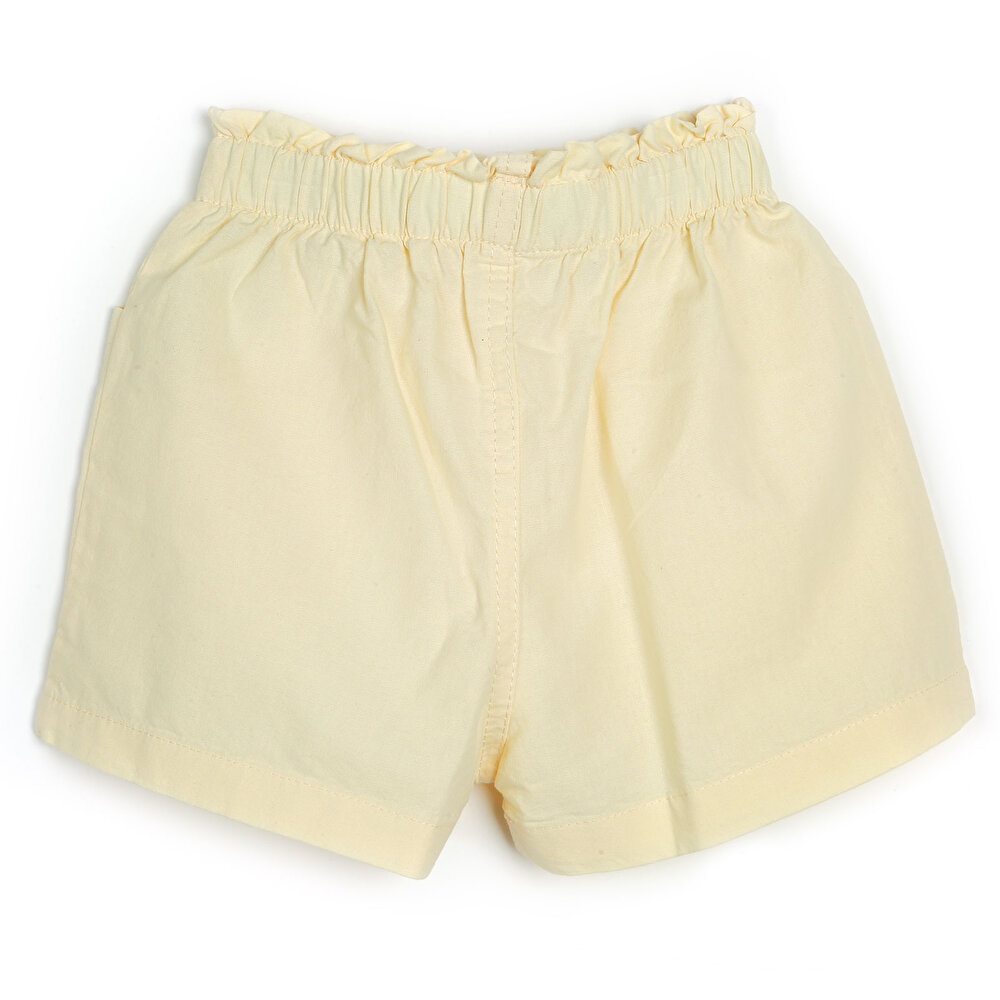Basic Kız Bebek Kuşak Kemerli Bermuda Kız Bebek