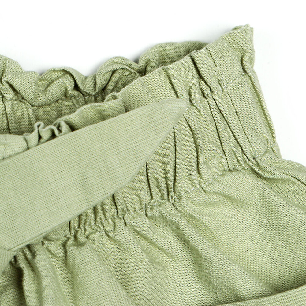 Basic Kız Bebek Kuşak Kemerli Bermuda Kız Bebek