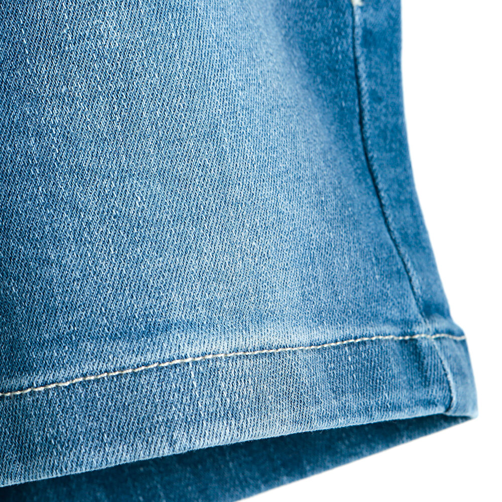 Basic Kız Bebek Lastikli Denim Şort
