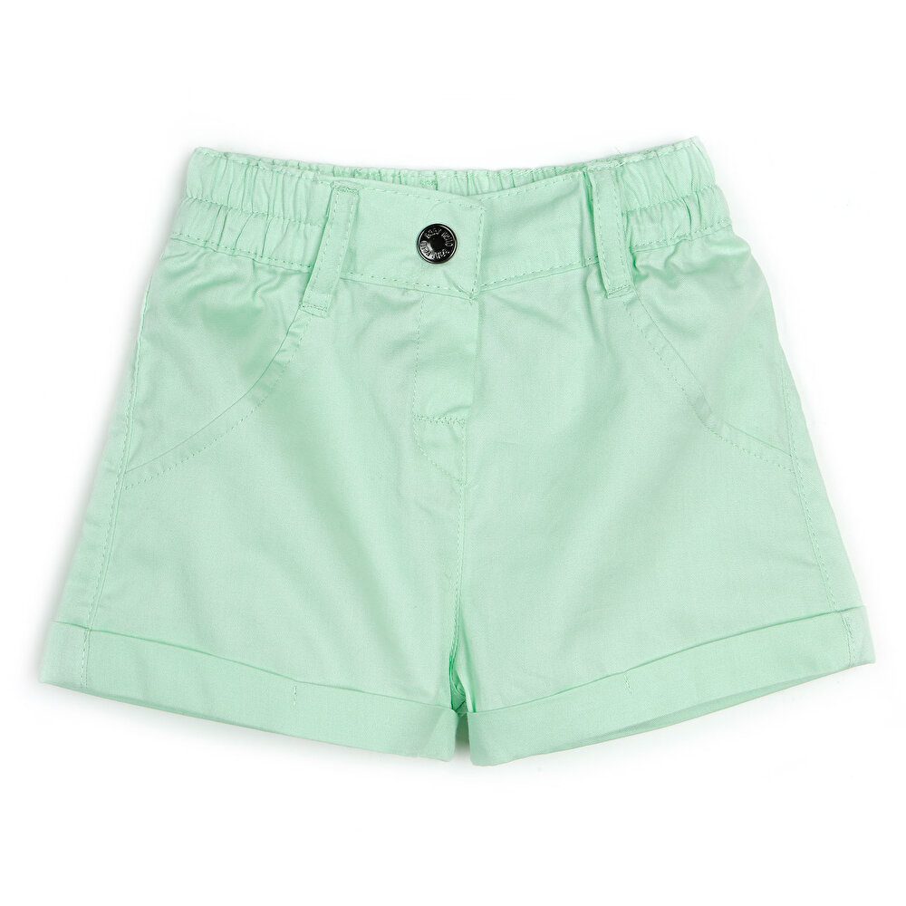 Basic Kız Bebek Mint Şort Şort Kız Bebek