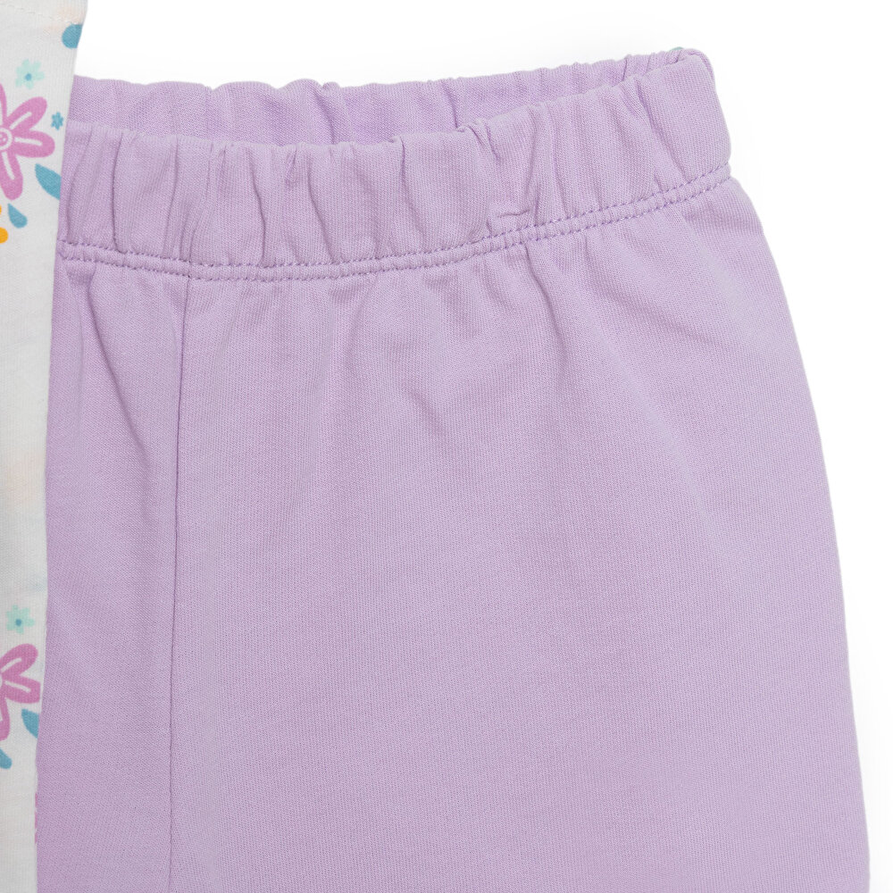 Basic Kız Çiçek Baskılı Atlet-Şort Kız Bebek