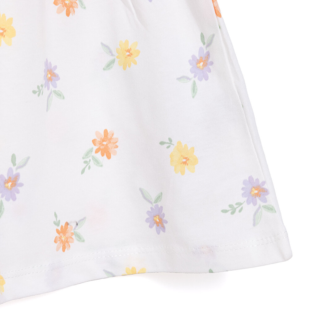 Basic Kız Çiçek Desenli Elbise Kız Bebek