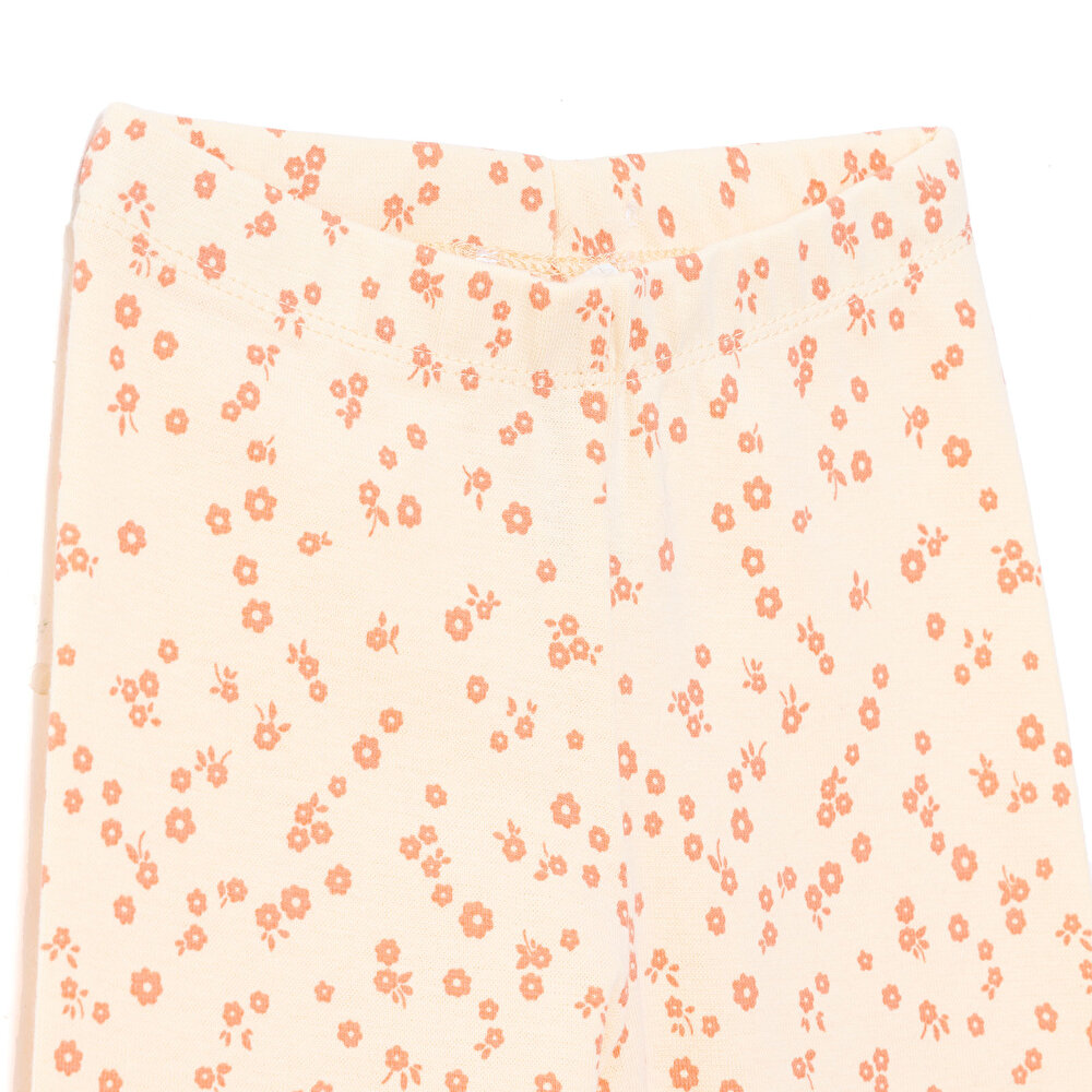 Basic Kız Çiçek Desenli Tayt Kız Bebek