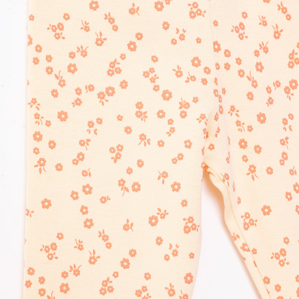 Basic Kız Çiçek Desenli Tayt Kız Bebek