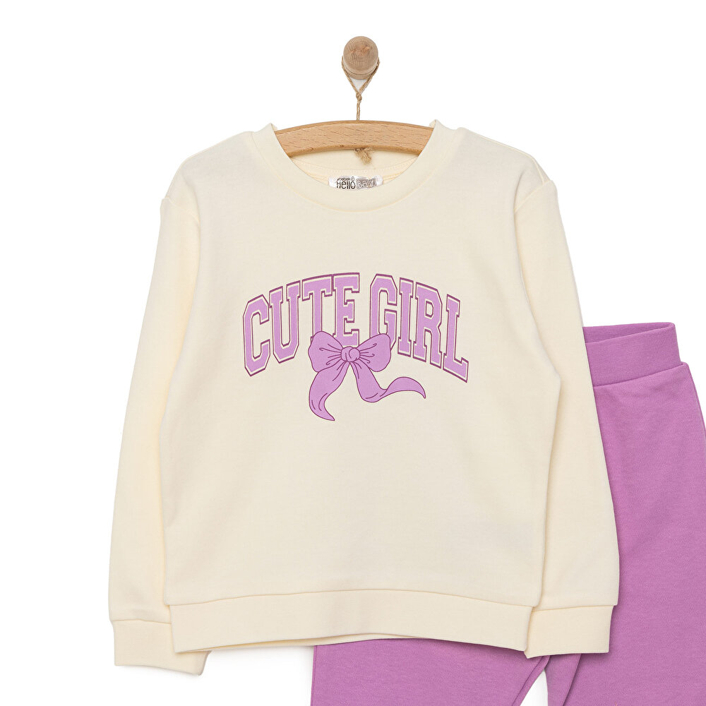 Basic Kız Cute Girl Eşofman Takımı