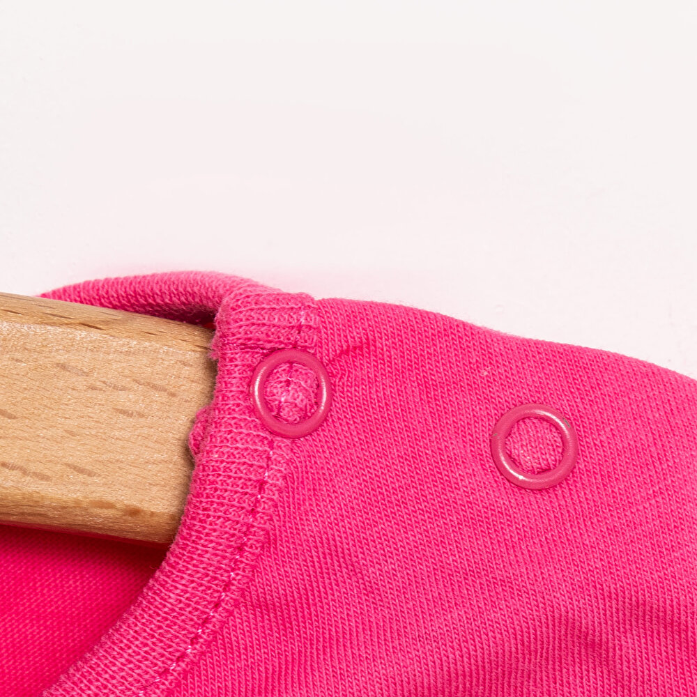 Basic Kız Eğlenceli Dondurma Baskılı T-Shirt Kız Bebek