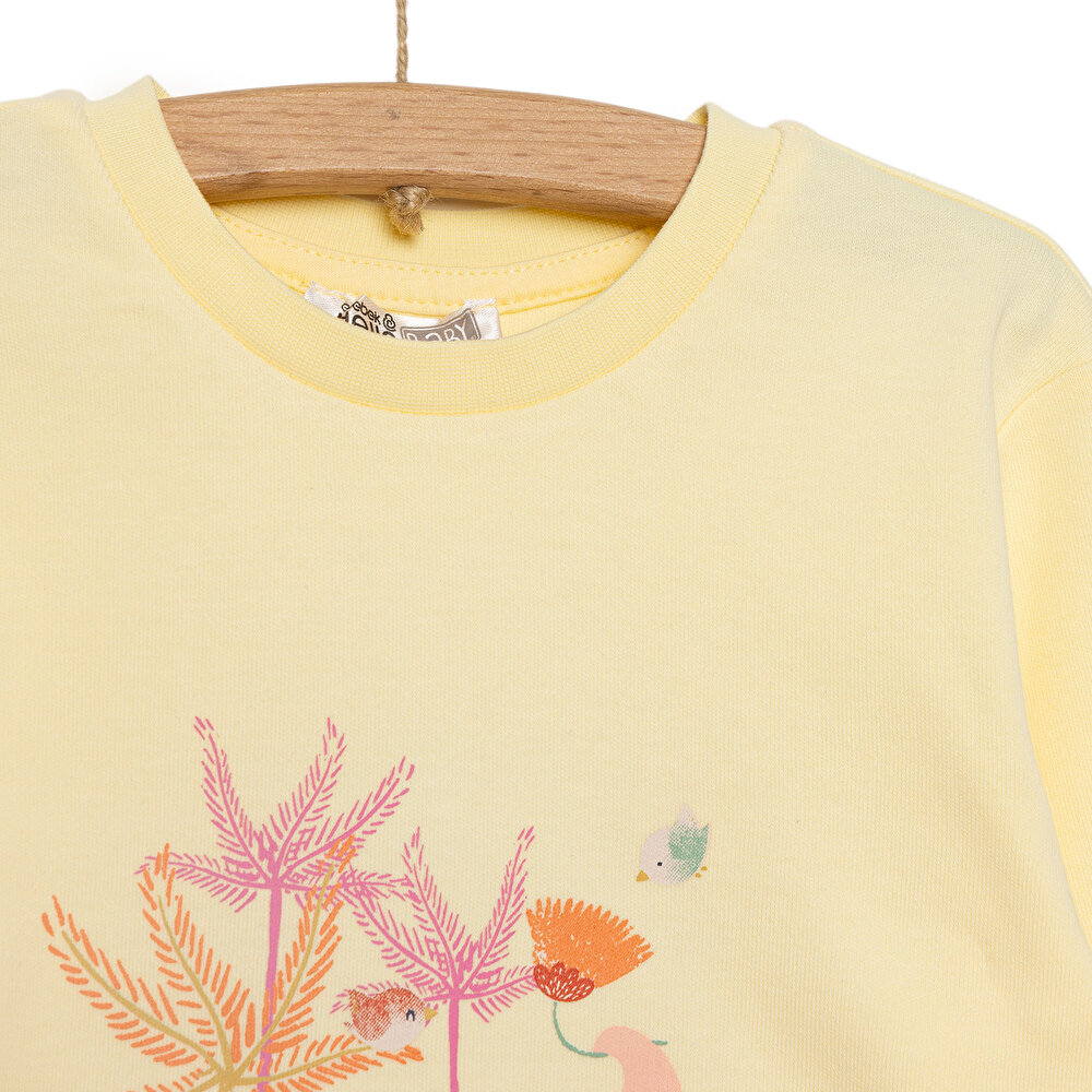 Basic Kız Fil Baskılı Eşofman Takımı Kız Bebek