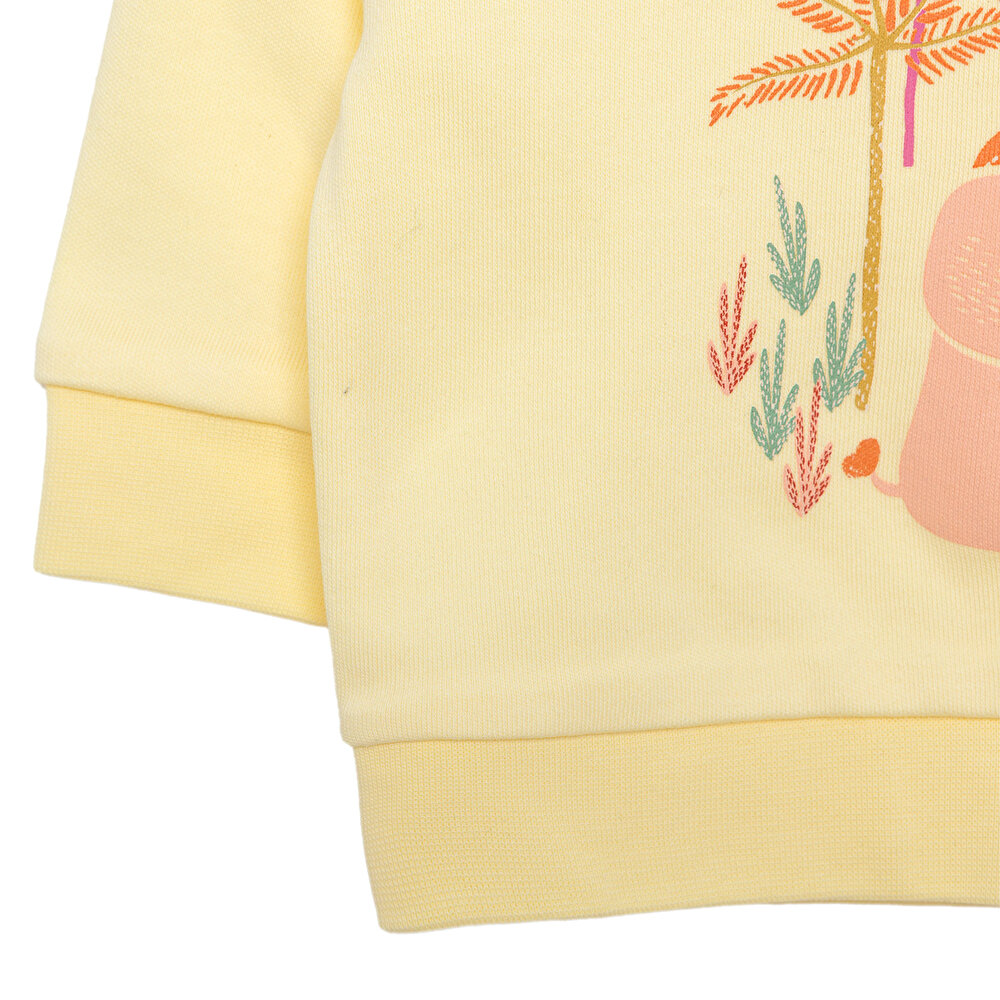 Basic Kız Fil Baskılı Eşofman Takımı Kız Bebek