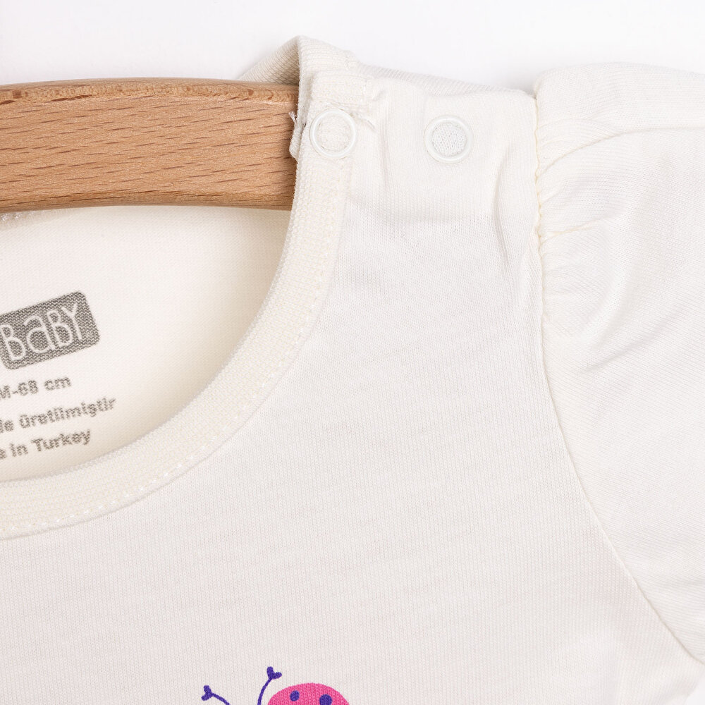 Basic Kız Flamingo Baskılı T-Shirt Kız Bebek