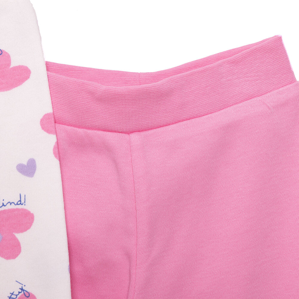 Basic Kız Kalp Desenli 2li Patiksiz Alt Kız Bebek