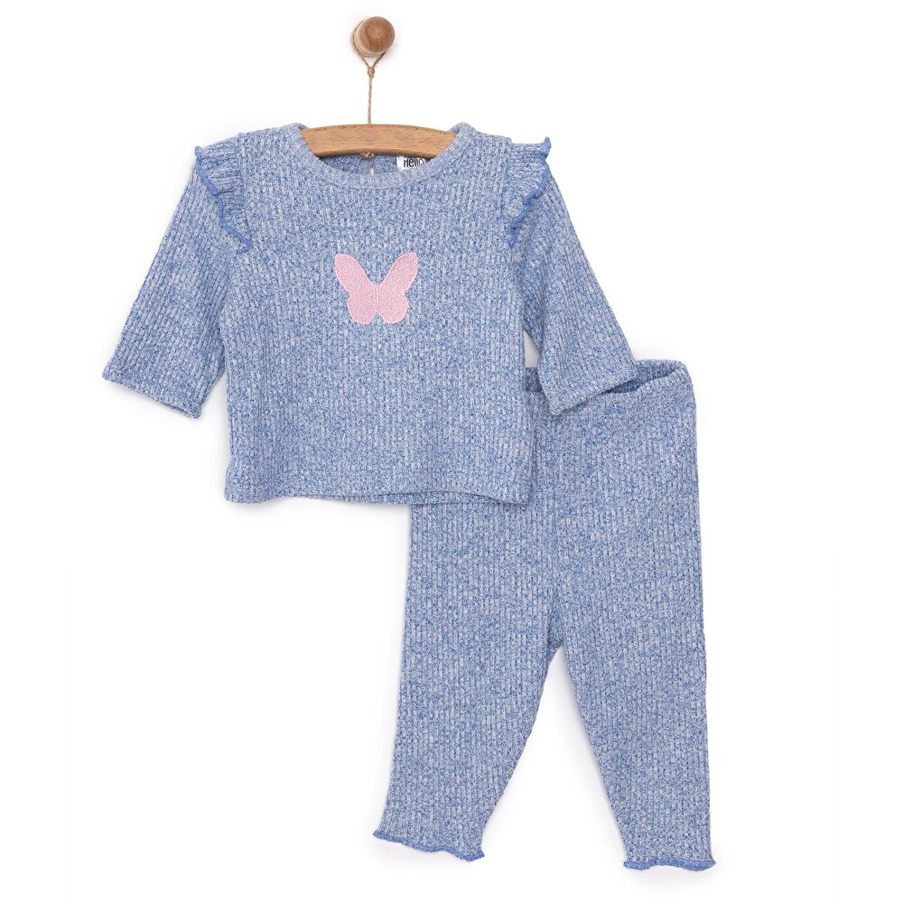 Basic Kız Kaşkorse Bluz-Tayt  Takım Kız Bebek