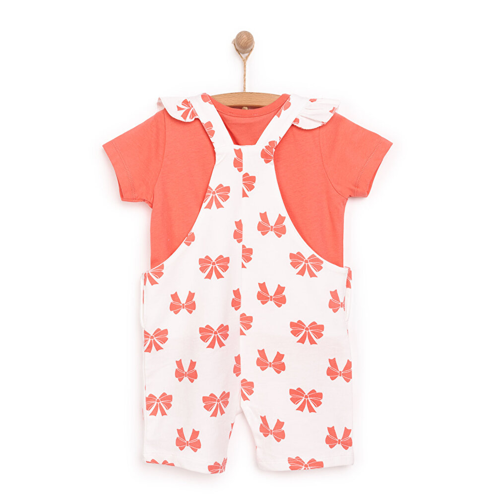 Basic Şort Salopet-Tshirt