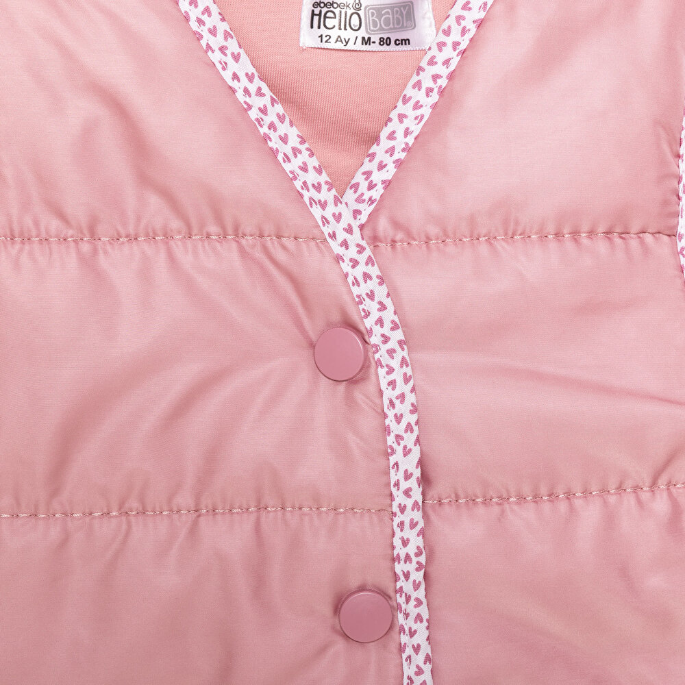 Basic Kız Mevsimlik Şişme Yelek Kız Bebek