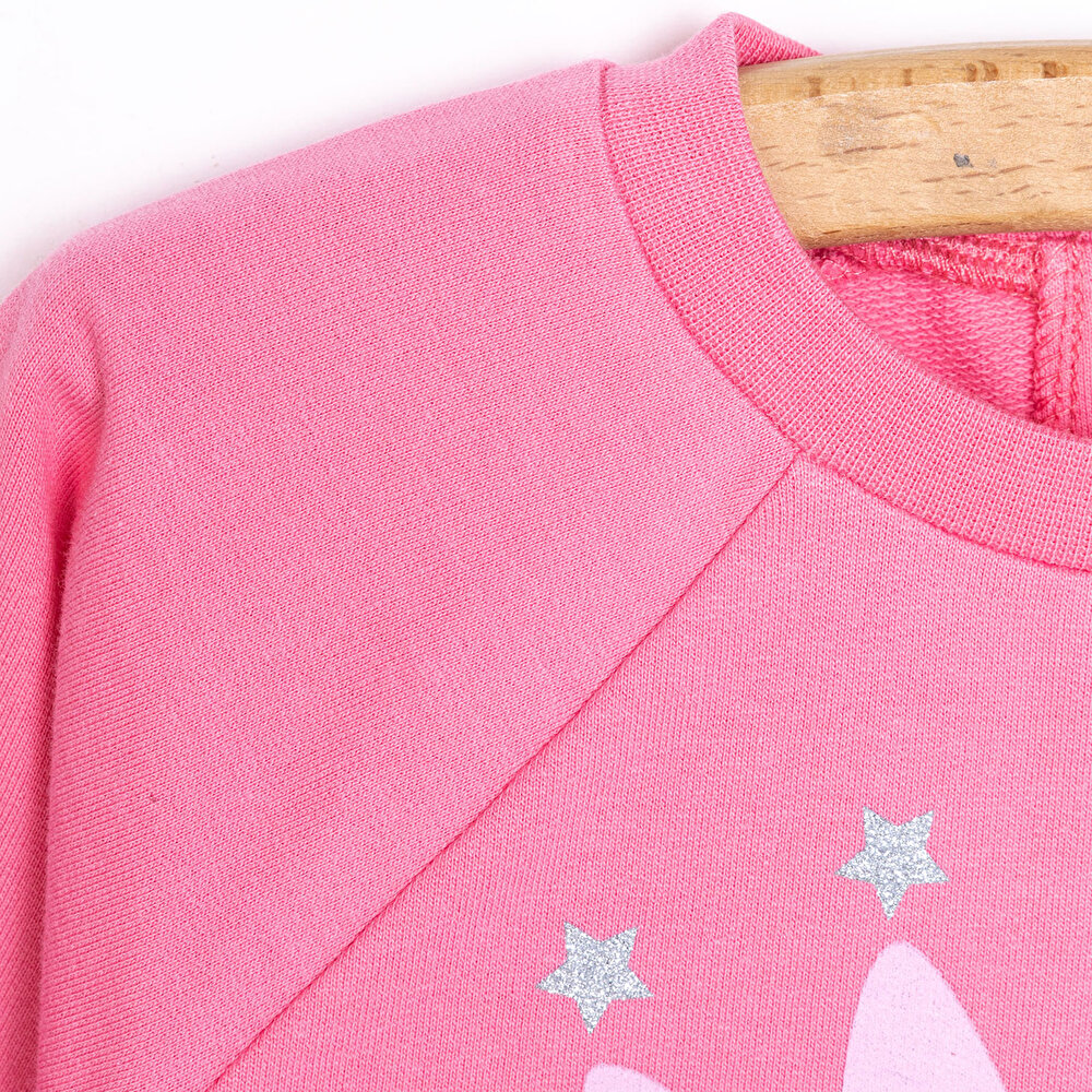 Basic Kız Örme Önü Fırfırlı Elbise Kız Bebek