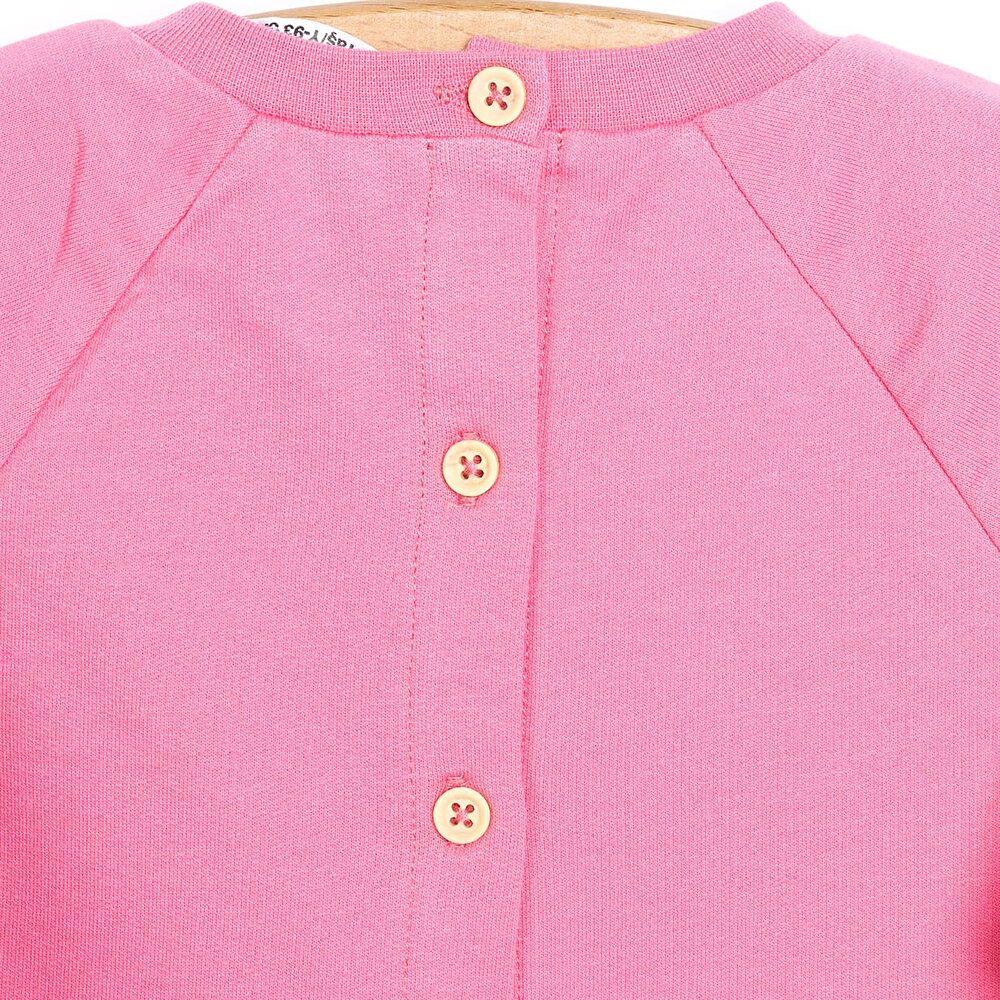 Basic Kız Örme Önü Fırfırlı Elbise Kız Bebek