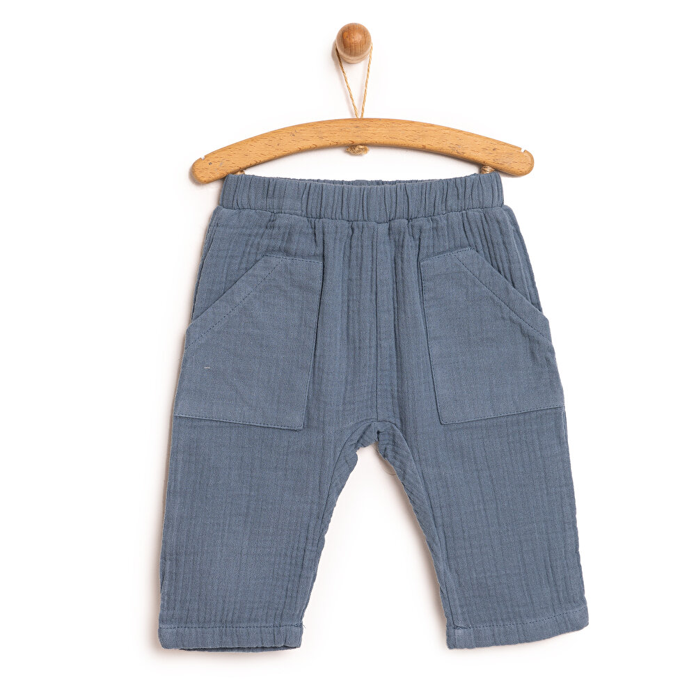Basic Müslin Pantolon Erkek Bebek