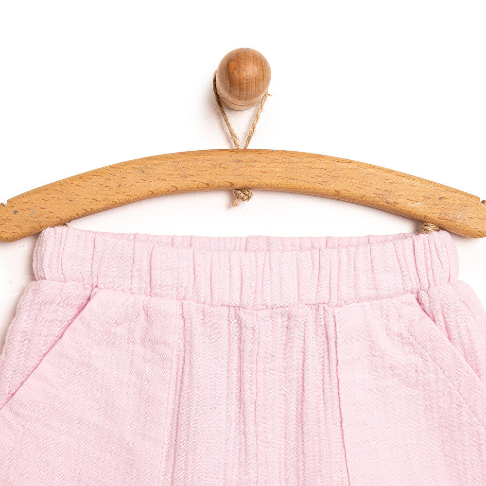Basic Müslin Pantolon Kız Bebek