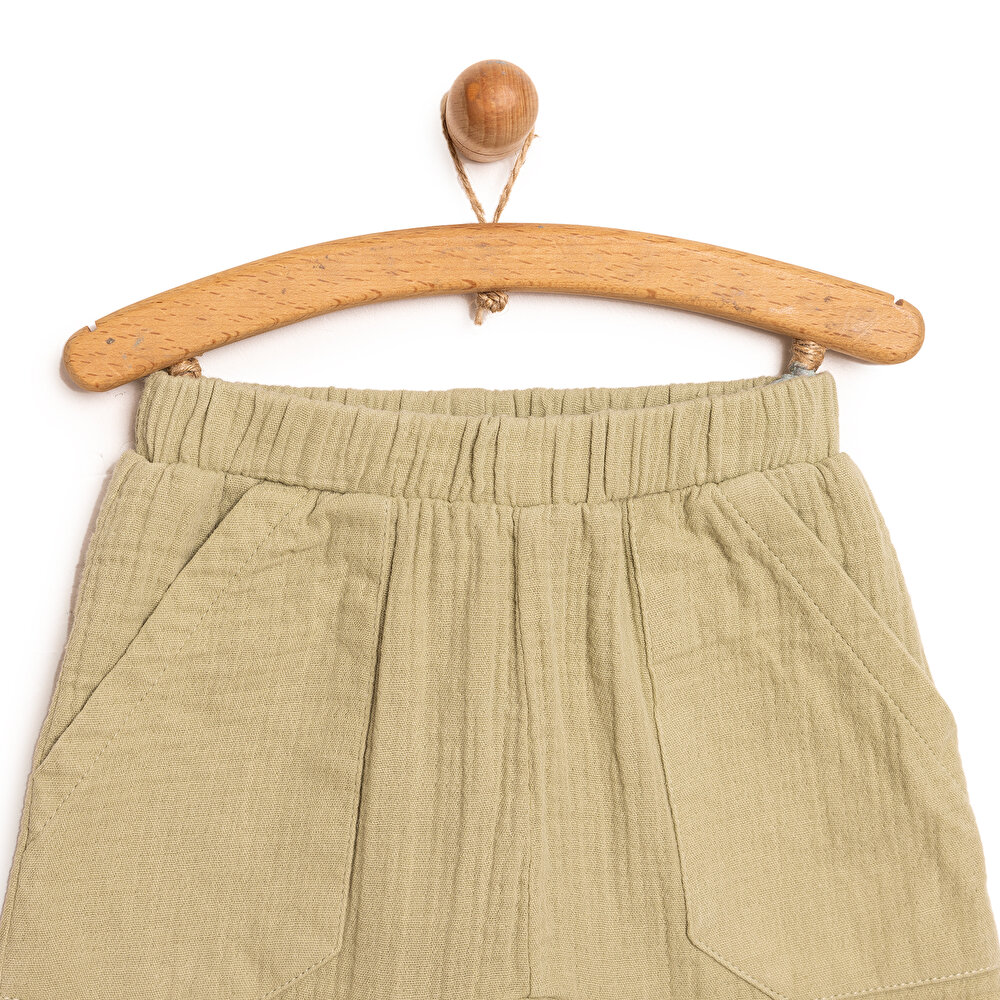 Basic Müslin Pantolon Kız Bebek