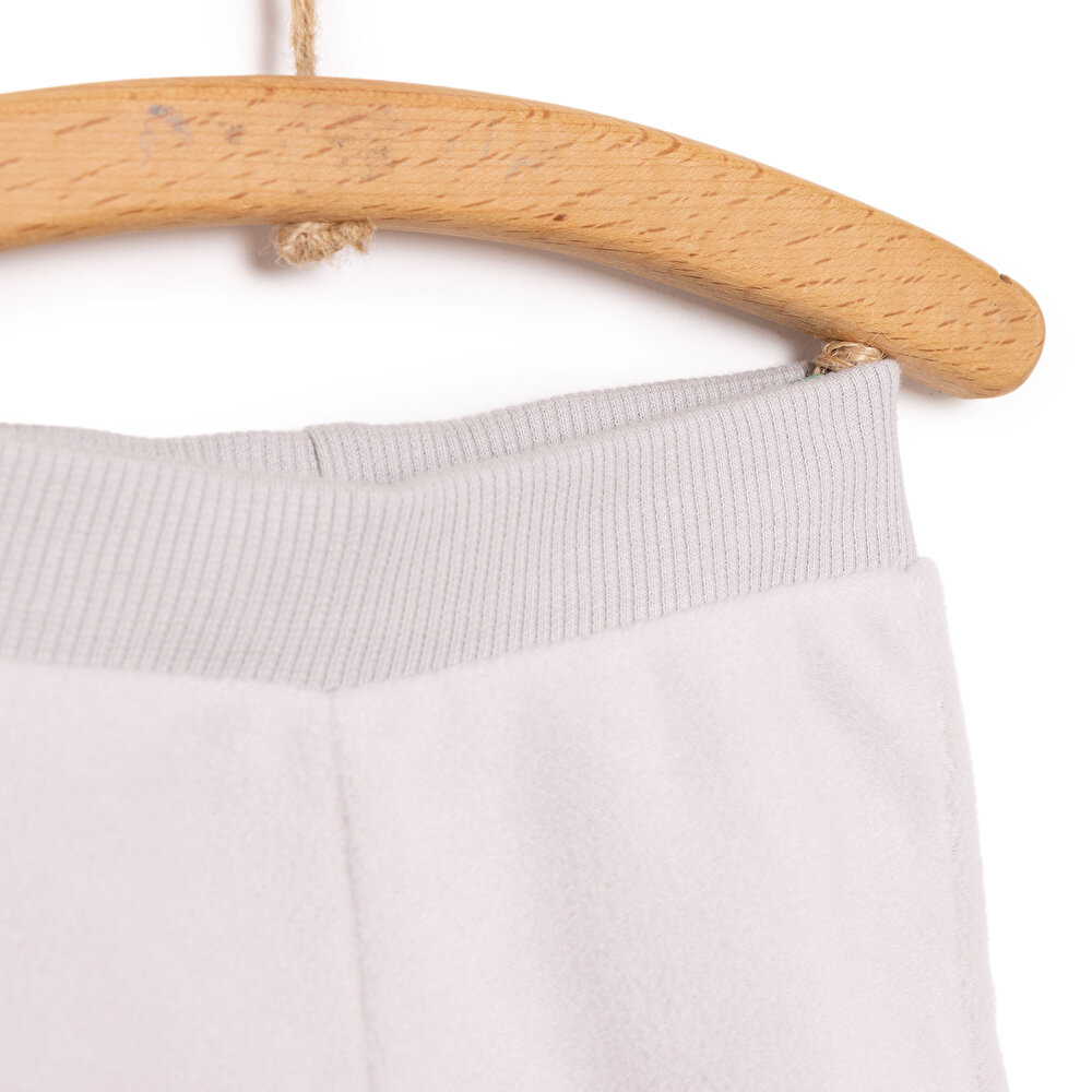 Erkek Bebek Polar Pantolon Ribanalı Paça