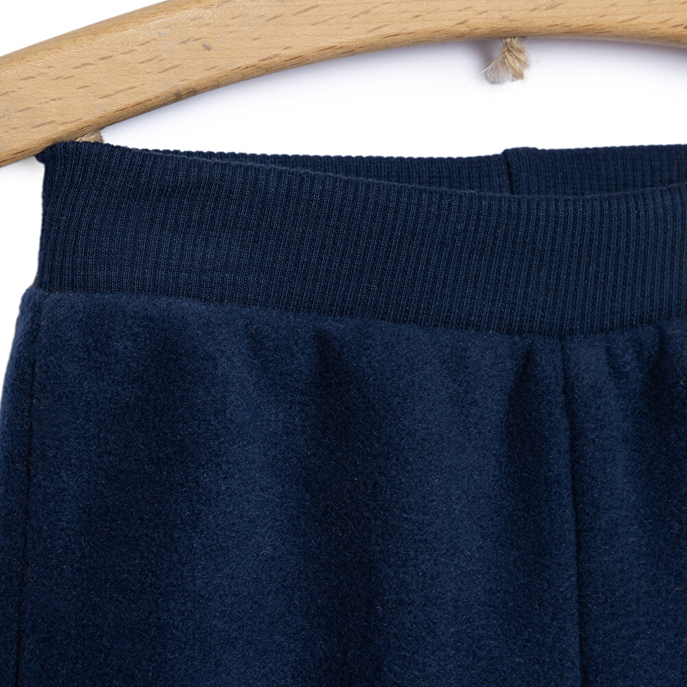 Erkek Bebek Polar Pantolon Ribanalı Paça