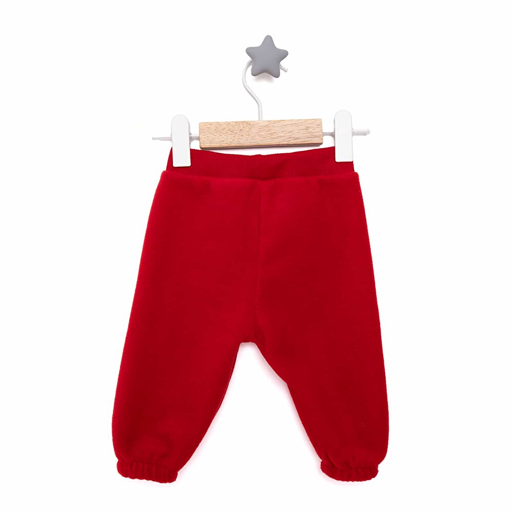 Erkek Bebek Polar Pantolon Ribanalı Paça