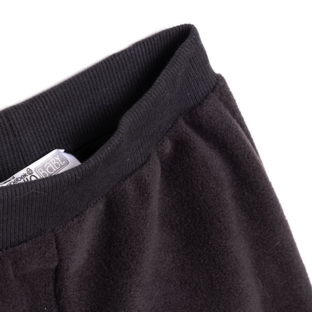 Erkek Bebek Polar Pantolon Ribanalı Paça