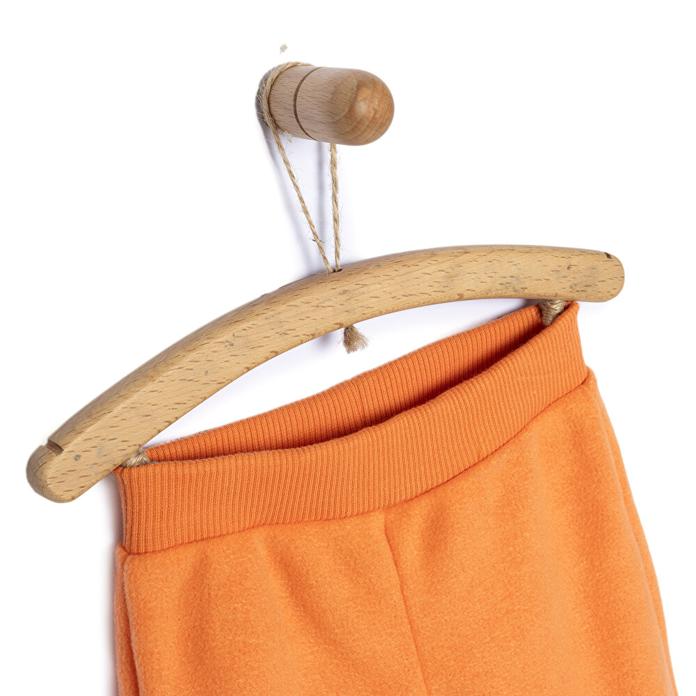 Erkek Bebek Polar Pantolon Ribanalı Paça