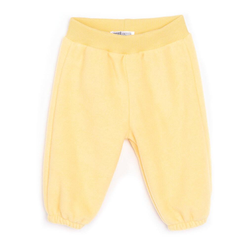 Kız Bebek Polar Pantolon Lastikli Paça