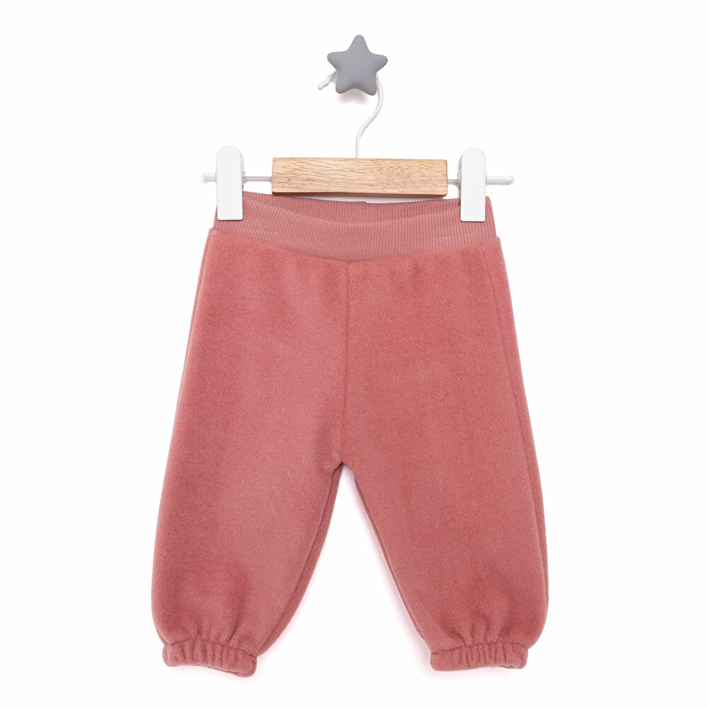 Kız Bebek Polar Pantolon Lastikli Paça