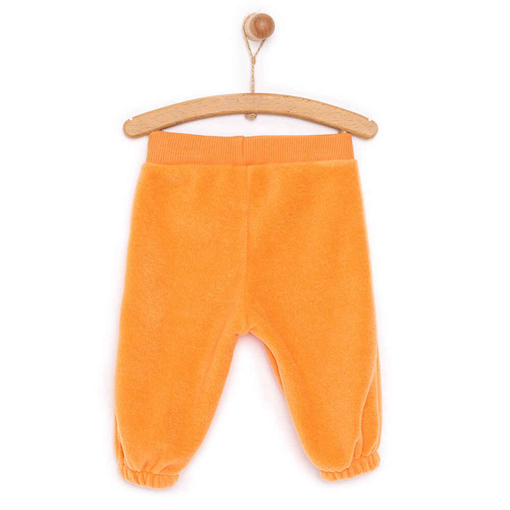 Kız Bebek Polar Pantolon Lastikli Paça