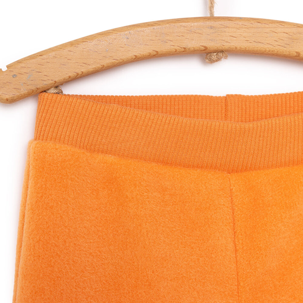 Kız Bebek Polar Pantolon Lastikli Paça