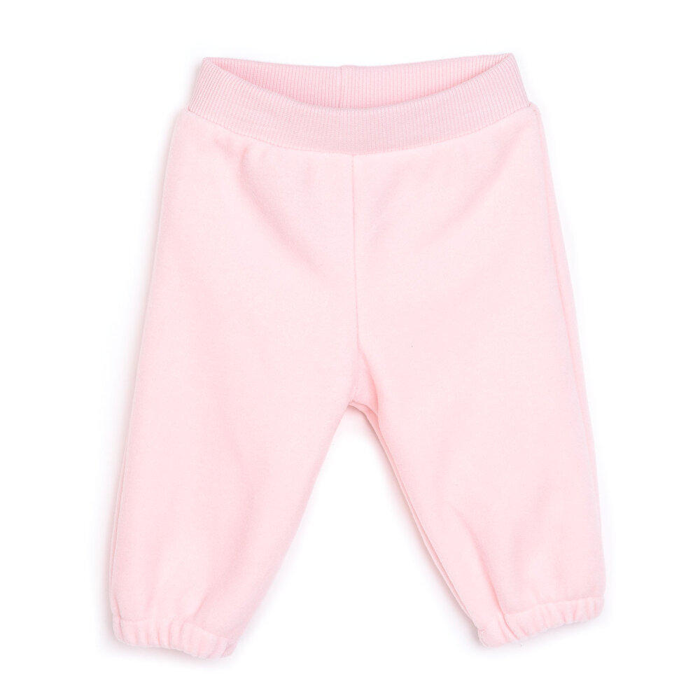 Kız Bebek Polar Pantolon Lastikli Paça