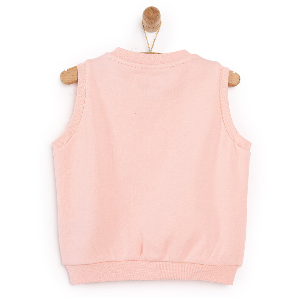 Basic Ribanalı Yelek Kız Bebek