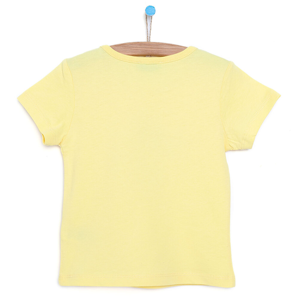 Basic Sevimli Hayvan Baskılı Tshirt Kız Bebek