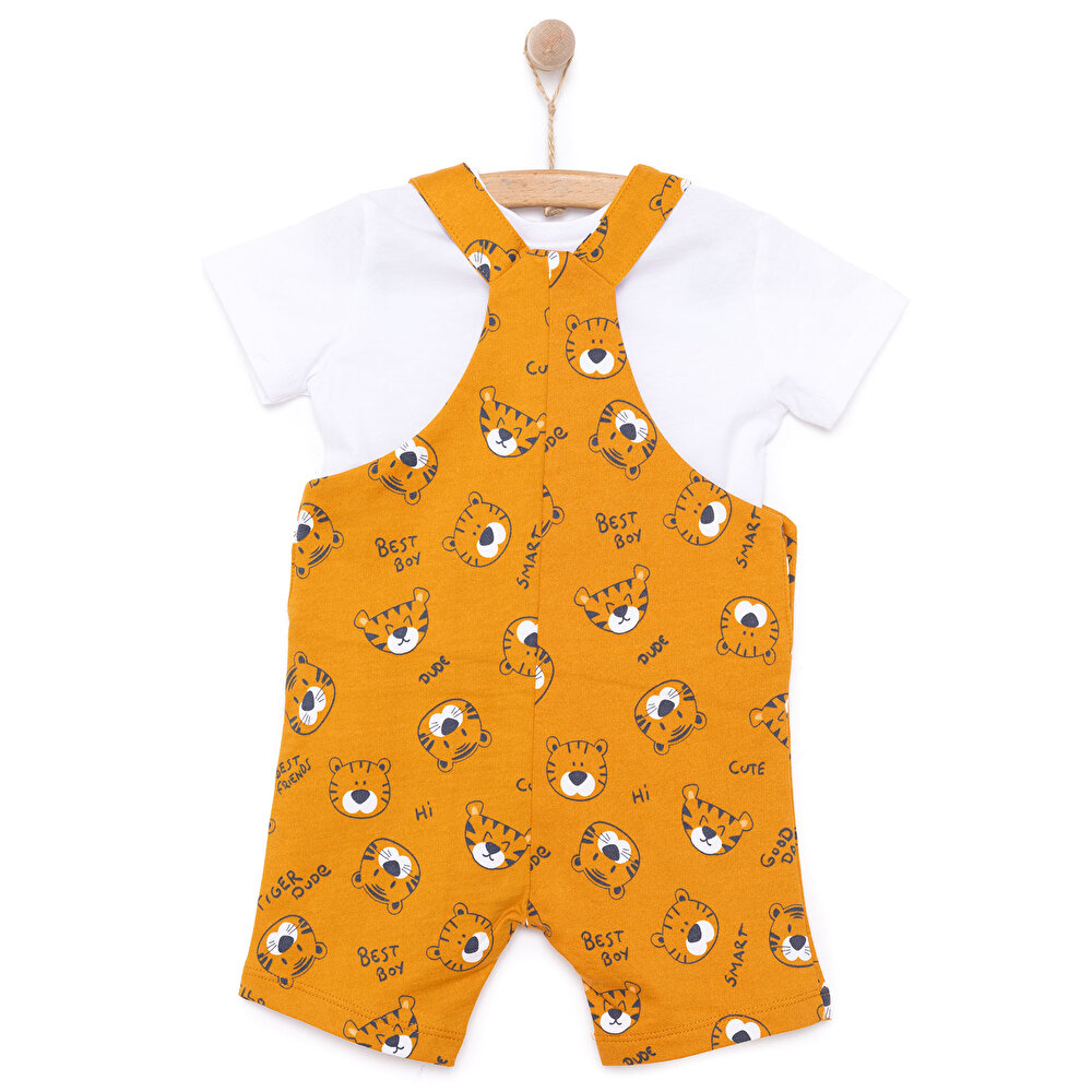 Basic Şort Salopet-Tshirt