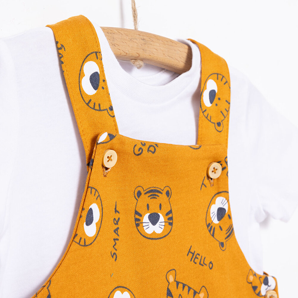 Basic Şort Salopet-Tshirt