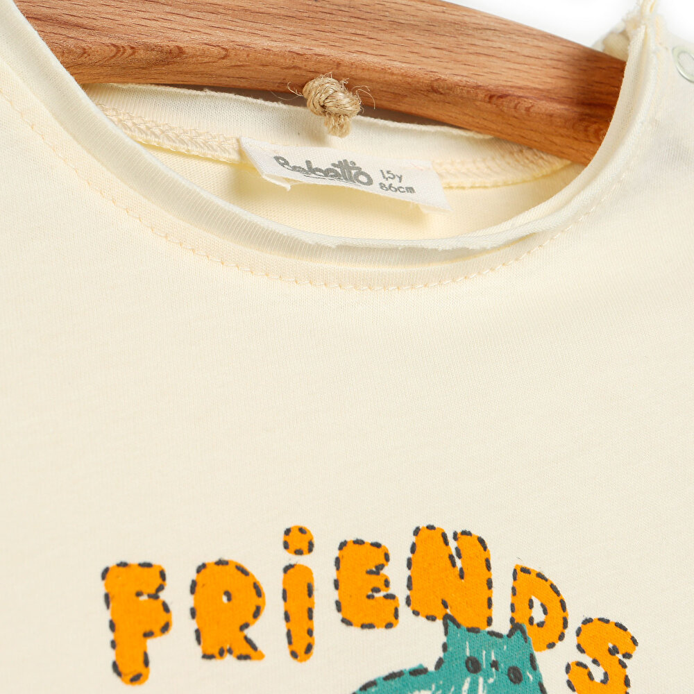 Basic Street Animals Tshirt-Şort Erkek Bebek