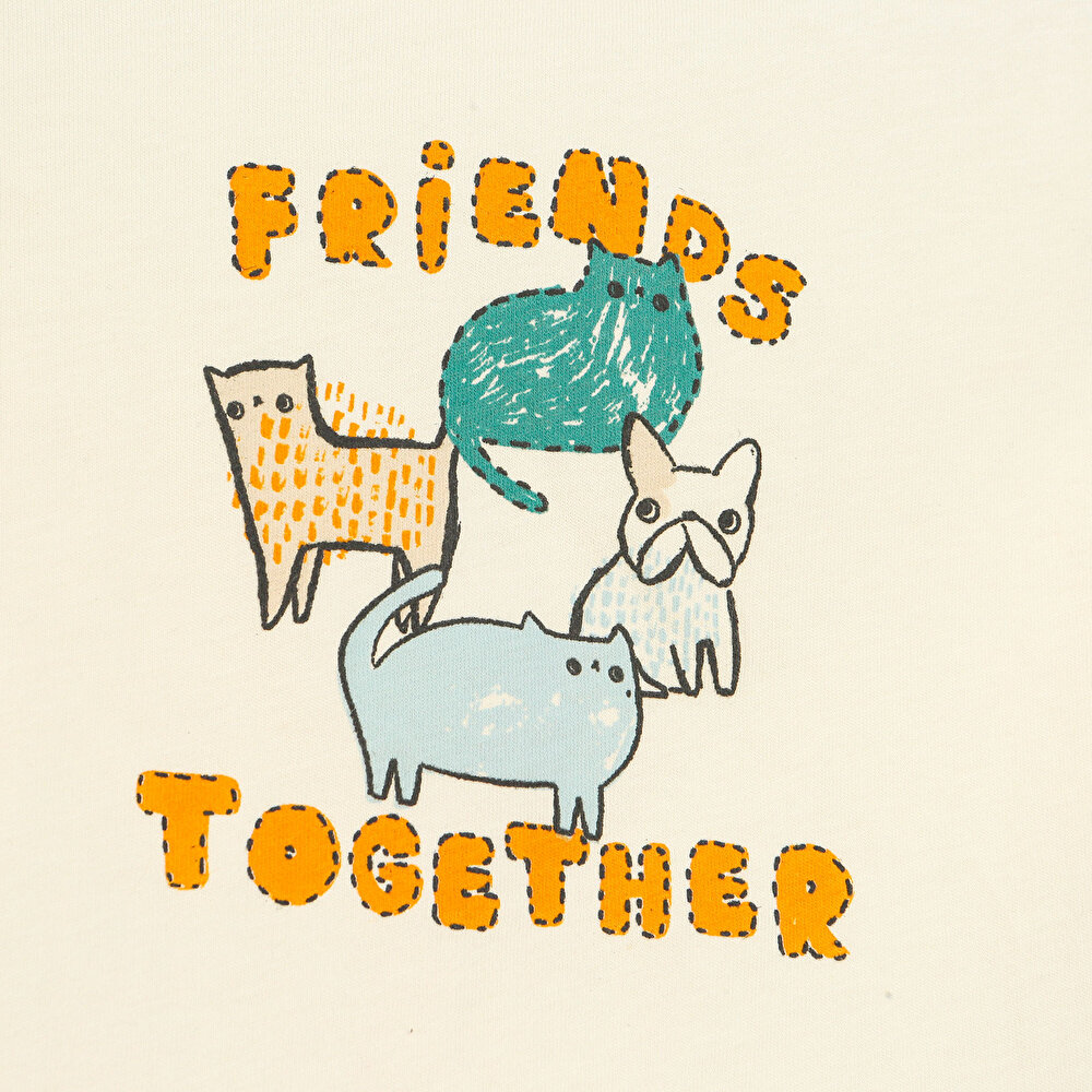 Basic Street Animals Tshirt-Şort Erkek Bebek